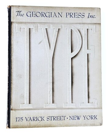 THE GEORGIAN PRESS : MID-CENTURY MODERN TYPE SPECIMEN BOOK