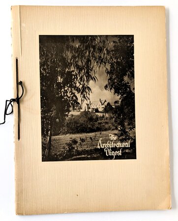 1929 CALIFORNIA'S BEST ARCHITECTURE - THE DOHENY GREYSTONE MANSION, BEVERLY HILLS - Fully Illustrated